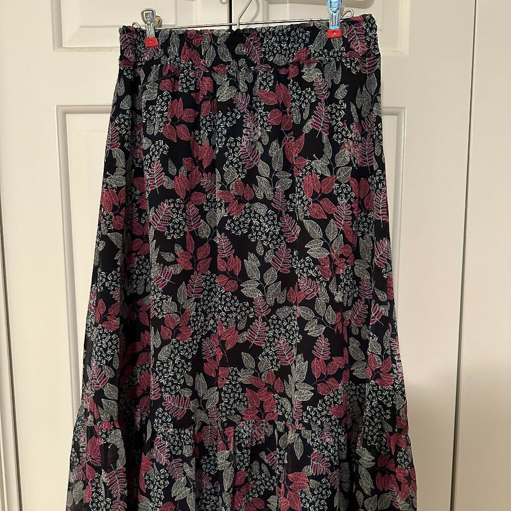 Midi Length Fall Loft Skirt